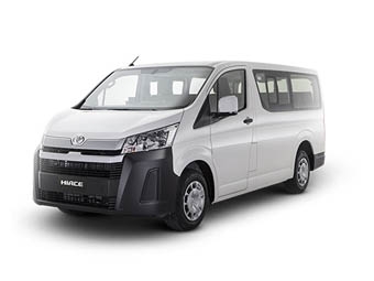 Rent Toyota Hiace 13 Seater Bus 3.5L 2022 in Dubai