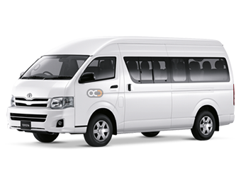 Toyota Hiace 13 Seater Price in Dubai - Bus Hire Dubai - Toyota Rentals