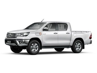 Toyota Hilux 4X2 SC Chiller 2021 for rent in Abu Dabi
