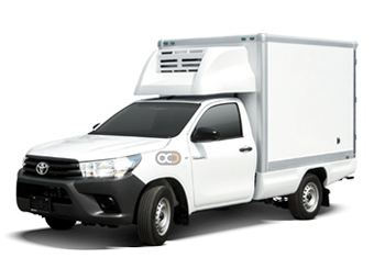 Toyota Hilux Cargo Box 2021 for rent in Abu Dabi
