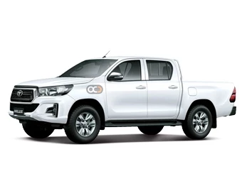 Hire Toyota Hilux 4X4 DC - MID OPT - Rent Toyota Abu Dhabi - Commercial Car Rental Abu Dhabi Price
