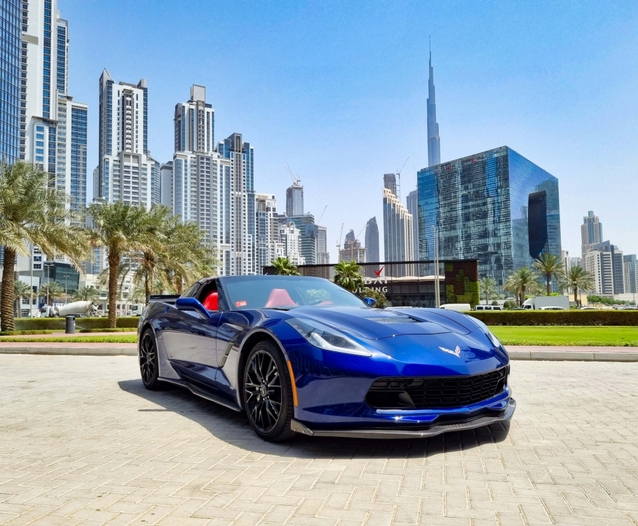 Chevrolet Corvette C7 Stingray 2019 for rent in Dubai