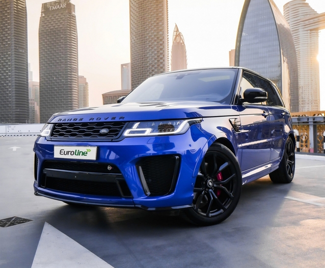 Land Rover Range Rover Sport SVR 2020 for rent in Abu Dhabi