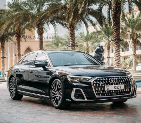 Audi A8 2022 for rent in دبي