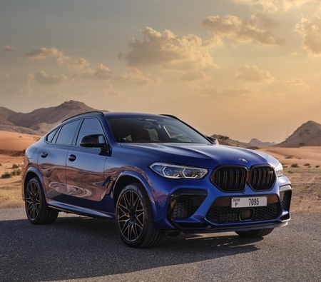 BMW X6 M Competition 2022 for rent in Абу Даби