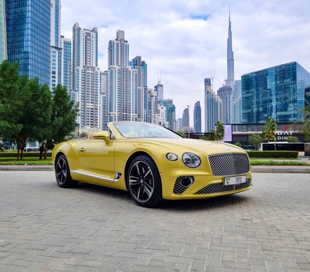 Bentley Continental GT Convertible 2021 for rent in دبي