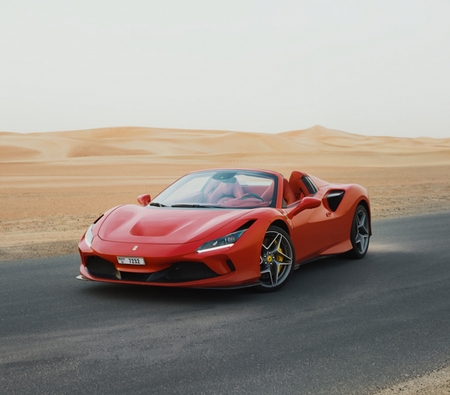 Ferrari F8 Tributo Spider 2020 for rent in دبي