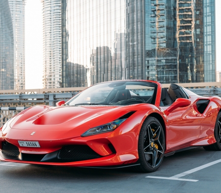 Ferrari F8 Tributo Spider 2022 for rent in Дубай