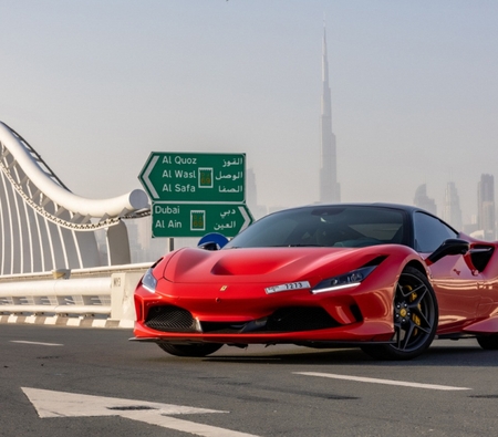 Ferrari F8 Tributo 2021 for rent in دبي