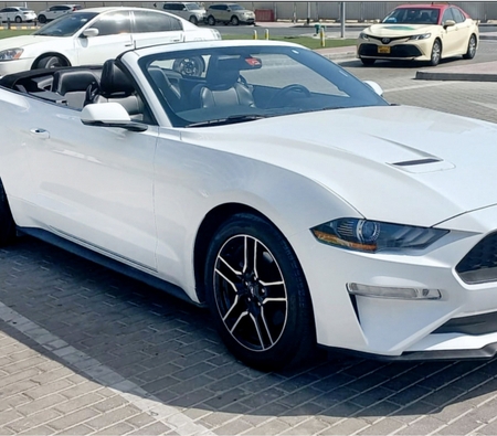 Ford Mustang EcoBoost Convertible V4 2020 for rent in Dubai