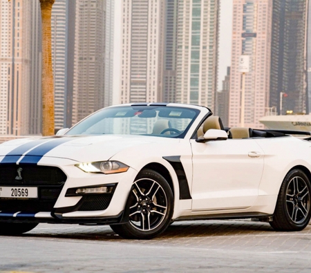 Ford Mustang EcoBoost Convertible V4 2019 for rent in 拉斯海马
