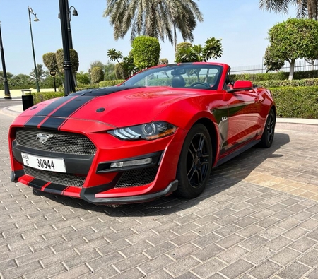 Ford Mustang EcoBoost Convertible V4 2020 for rent in Dubai