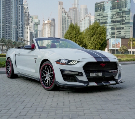 Ford Mustang GT Convertible V8 2018 for rent in Dubai