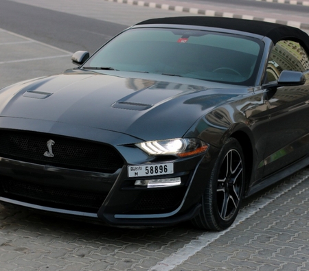 Ford Mustang Shelby GT Convertible V8 2019 for rent in الشارقة