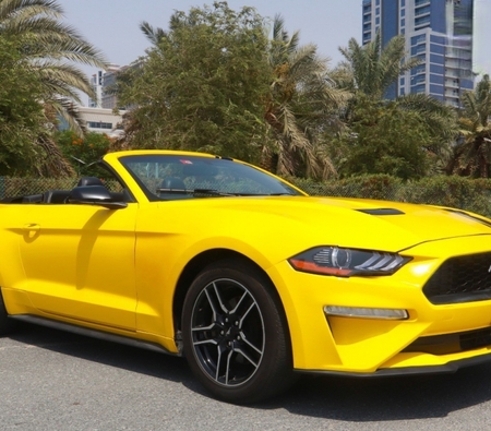 Ford Mustang Shelby GT350 Convertible V4 2020 for rent in دبي