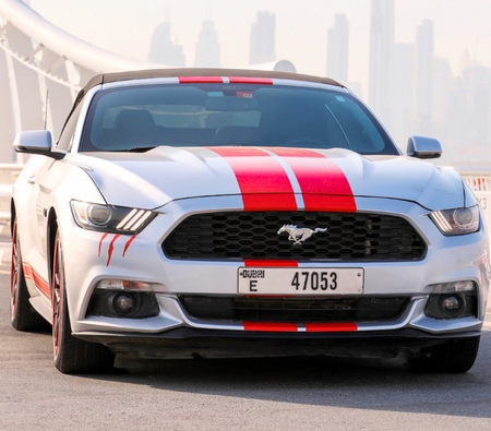 Ford Mustang EcoBoost Convertible V4 2016 for rent in Dubaï
