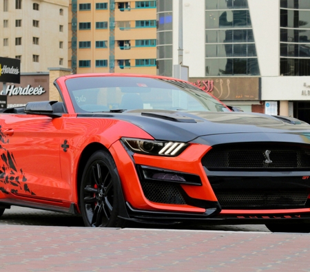 Ford Mustang EcoBoost Convertible V4 2016 for rent in Dubai