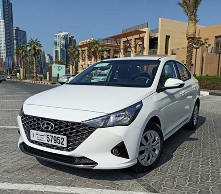 Hyundai Accent 2022 for rent in عجمان