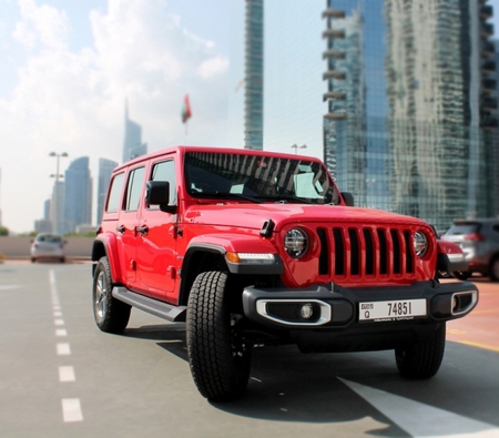 Jeep Wrangler Unlimited Sahara Edition 2019 for rent in Dubai