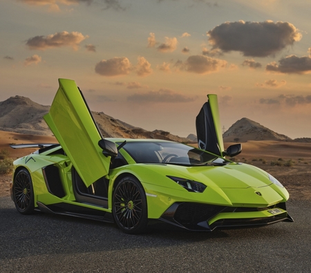 Lamborghini Aventador Coupe LP700 2018 for rent in أبو ظبي 