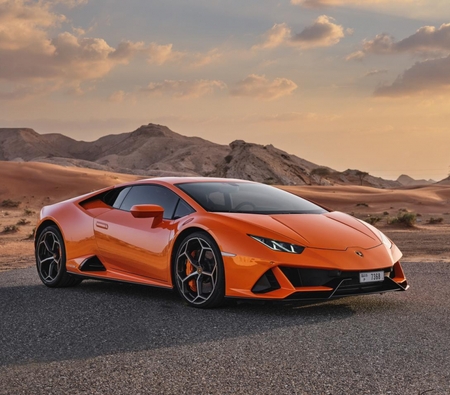 Lamborghini Huracan Evo 2021 for rent in Абу Даби