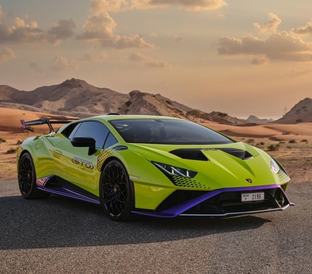 Lamborghini Huracan STO 2022 for rent in أبو ظبي 