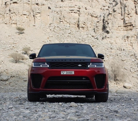 Land Rover Range Rover Sport SVR 2019 for rent in دبي