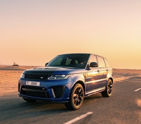 Land Rover Range Rover Sport SVR 2021 for rent in دبي
