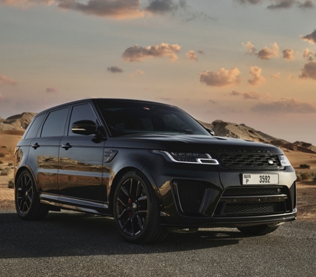 Land Rover Range Rover Sport SVR 2019 for rent in أبو ظبي 