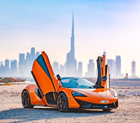 McLaren 570S Spyder 2019 for rent in دبي