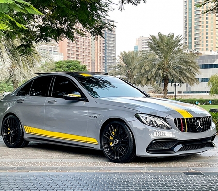 Mercedes Benz AMG C63 2017 for rent in دبي