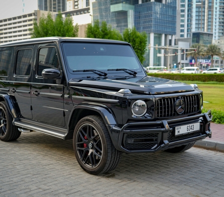 Mercedes Benz AMG G63 Double Night Package 2022 for rent in Dubai