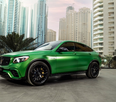 Mercedes Benz AMG GLC 63 Coupe 2019 for rent in دبي