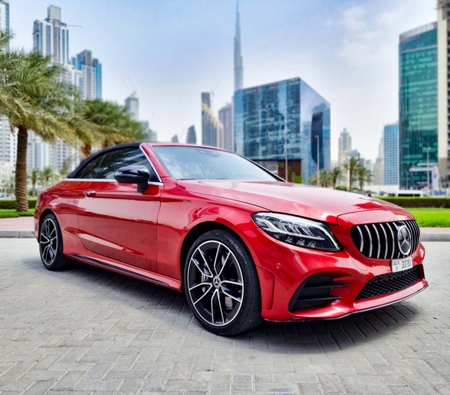 Mercedes Benz AMG C43 Convertible 2021 for rent in Dubaï