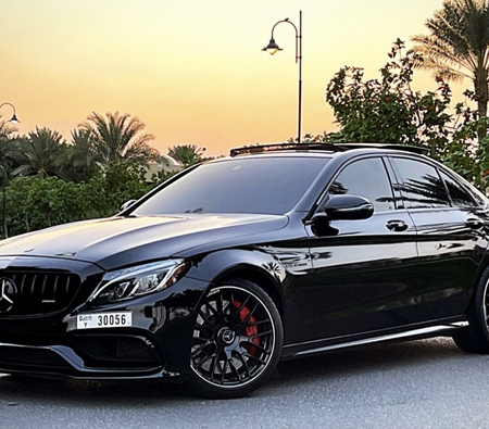 Mercedes Benz AMG C63 2018 for rent in دبي
