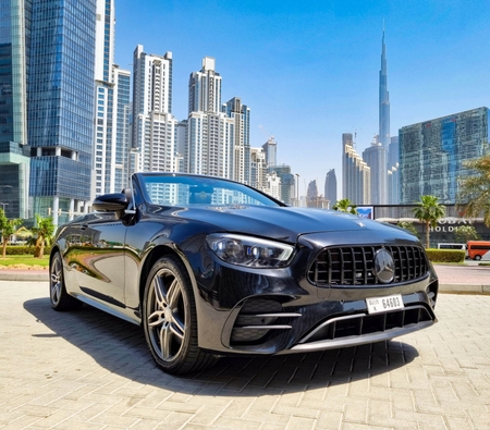 Mercedes Benz AMG E53 Convertible 2022 for rent in Dubai