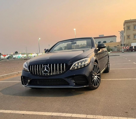 Mercedes Benz C300 Convertible 2019 for rent in Дубай