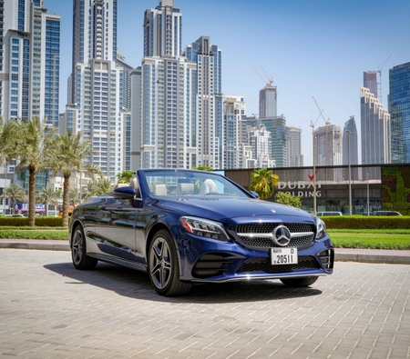 Mercedes Benz C300 Convertible 2020 for rent in دبي