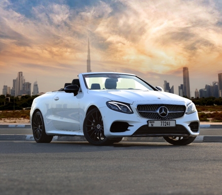 Mercedes Benz E400 Convertible 2020 for rent in Abu Dhabi