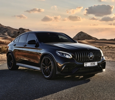 Mercedes Benz AMG GLC 63S Coupe 2018 for rent in Абу Даби