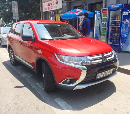 Mitsubishi Outlander 2017 for rent in Tbilisi