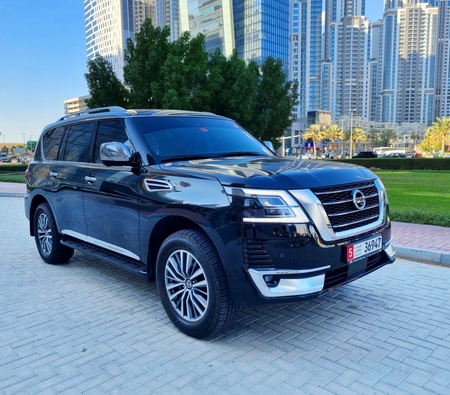 Nissan Patrol Platinum 2021 for rent in Abu Dabi
