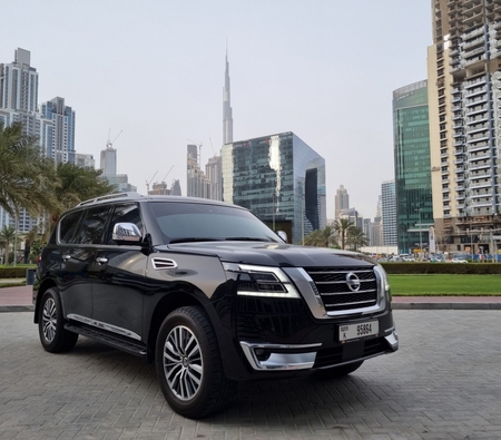 Nissan Patrol Platinum 2021 for rent in دبي