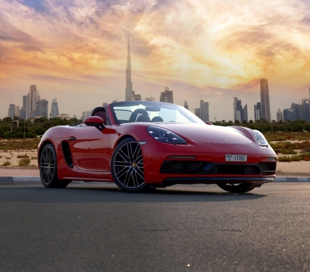 Porsche 718 Boxster GTS 2021 for rent in Abu Dhabi