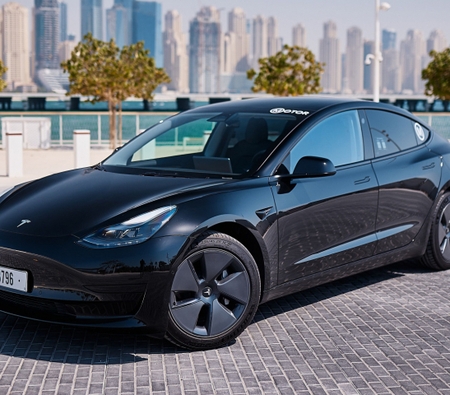 Tesla Model 3 Standard Plus 2022 for rent in دبي
