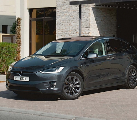 Tesla Model X 2018 for rent in دبي