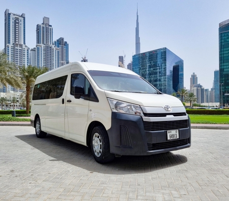 Toyota Hiace 13 Seater 2019 for rent in دبي