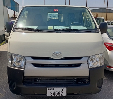 Toyota Hiace Standard Roof Cargo 2022 for rent in Dubai