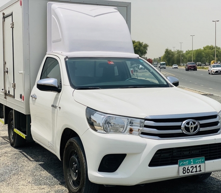 Toyota Hilux Cargo Box 2021 for rent in Dubai