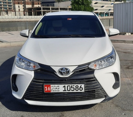 Toyota Yaris Sedan 2021 for rent in دبي